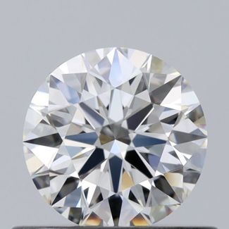 0.53 Carat Round G IF EX GIA Natural Diamond