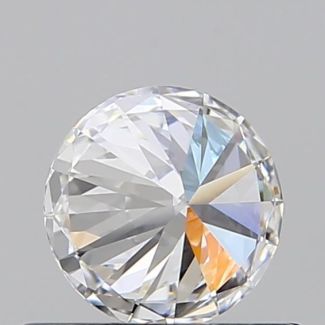 0.5 Carat Round D VVS2 EX GIA Natural Diamond