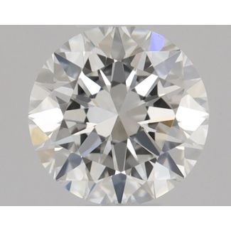 0.31 Carat Round F VVS2 EX GIA Natural Diamond