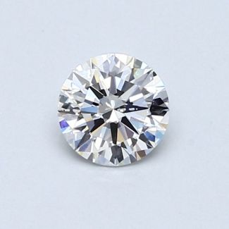 0.51 Carat Round D SI2 EX VG GIA Natural Diamond