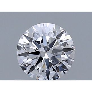 0.6 Carat Round D IF EX GIA Natural Diamond