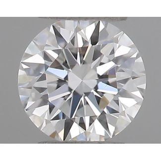 0.19 Carat Round D IF EX GIA Natural Diamond