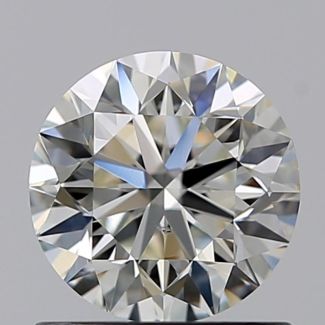 0.80 Carat Round J SI1 VG EX GIA Natural Diamond