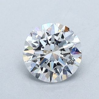 1.0 Carat Round E SI2 EX GIA Natural Diamond