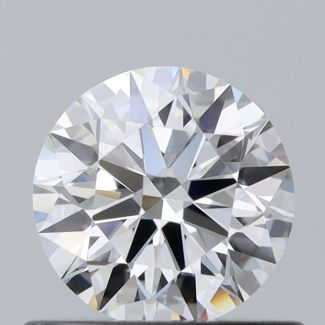 0.6 Carat Round F VS1 EX GIA Natural Diamond