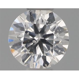 0.30 Carat Round F SI2 GD EX VG GIA Natural Diamond