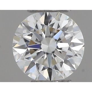 0.18 Carat Round G VVS2 EX GIA Natural Diamond