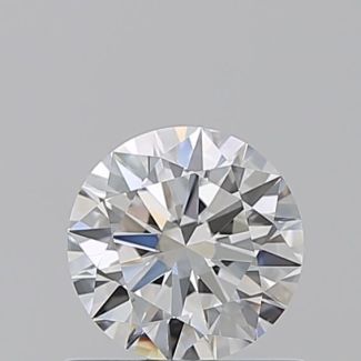 0.72 Carat Round D VVS2 EX GIA Natural Diamond