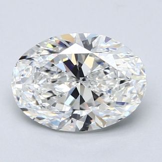 1.8 Carat Oval F VS1 - EX GIA Natural Diamond