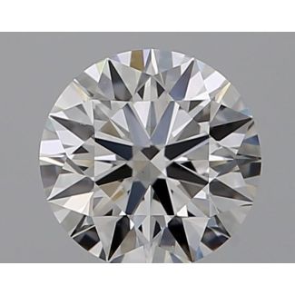 0.51 Carat Round F VS1 EX GIA Natural Diamond