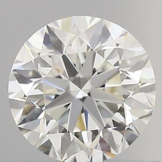 0.71 Carat Round H VVS1 VG EX GIA Natural Diamond