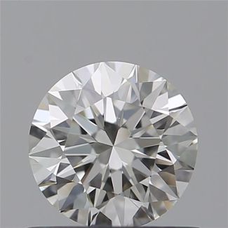 0.55 Carat Round H VS1 EX GIA Natural Diamond