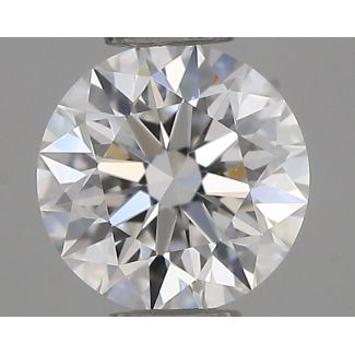 0.41 Carat Round G VVS2 EX GIA Natural Diamond