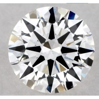 0.37 Carat Round E VS1 EX GIA Natural Diamond