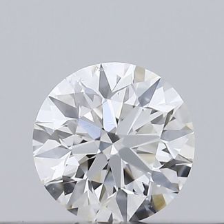 0.18 Carat Round F SI1 EX VG GIA Natural Diamond