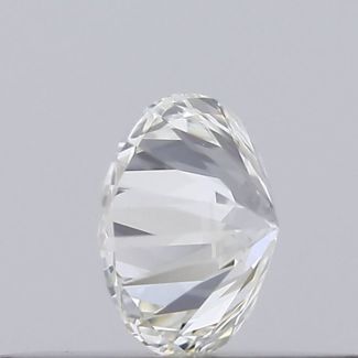 0.22 Carat Round H VVS1 EX GIA Natural Diamond