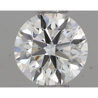 0.5 Carat Round G VVS1 EX IGI Natural Diamond