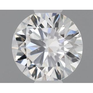 0.33 Carat Round H SI1 EX VG GIA Natural Diamond