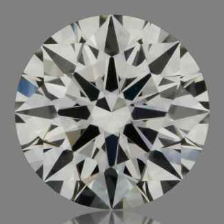 0.34 Carat Round I VVS1 EX GIA Natural Diamond