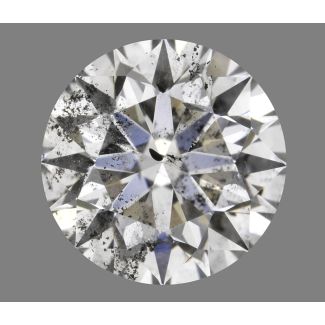 1.50 Carat Round I I2 EX GIA Natural Diamond