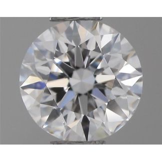 0.43 Carat Round D VVS1 EX GIA Natural Diamond