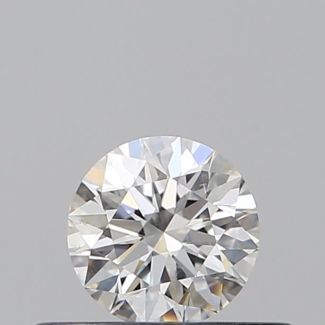 0.32 Carat Round F SI1 EX GIA Natural Diamond