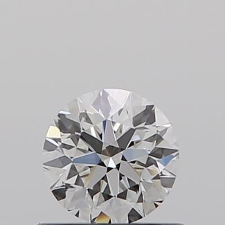 0.50 Carat Round F VS1 VG EX GIA Natural Diamond