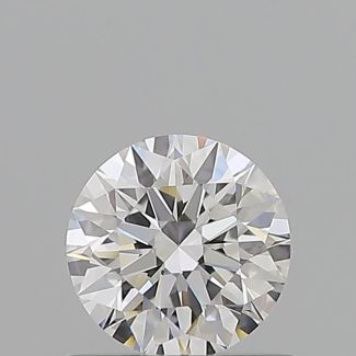 0.56 Carat Round E IF EX GIA Natural Diamond