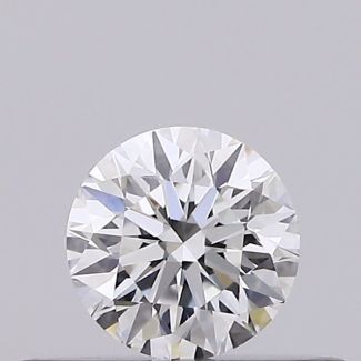 0.23 Carat Round E VVS1 EX GIA Natural Diamond