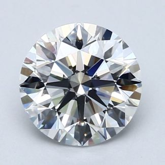 2.06 Carat Round D VS1 EX GIA Natural Diamond