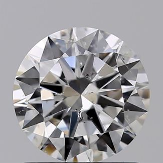 1.00 Carat Round F SI2 VG GIA Natural Diamond