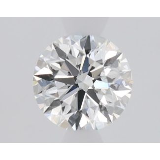 0.51 Carat Round F VS1 EX GIA Natural Diamond