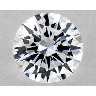 0.36 Carat Round D VVS1 EX GIA Natural Diamond