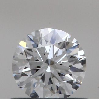 0.5 Carat Round D VVS2 VG EX GIA Natural Diamond