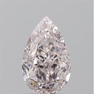 0.7 Carat Pear Fancy Deep Orangey Pink VS1 - EX GD GIA Natural Diamond