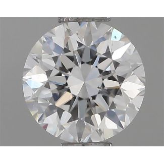 0.50 Carat Round F VS1 VG EX GIA Natural Diamond