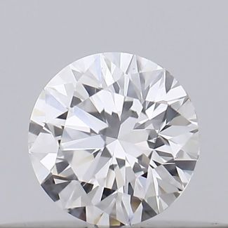 0.19 Carat Round D VVS2 EX GIA Natural Diamond