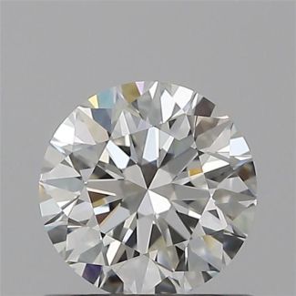 0.60 Carat Round H VVS2 EX GIA Natural Diamond