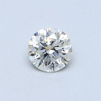 0.39 Carat Round H SI2 VG EX GIA Natural Diamond