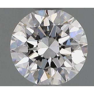 0.82 Carat Round E VVS2 EX GIA Natural Diamond