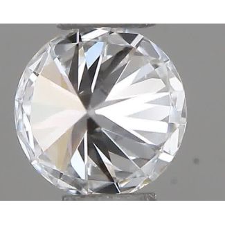 0.21 Carat Round E VVS1 EX GIA Natural Diamond