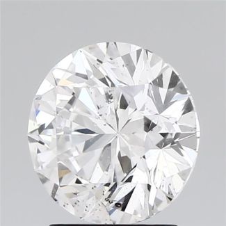 2.31 Carat Round D SI2 EX GIA Natural Diamond