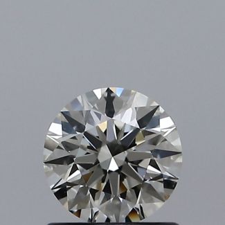 0.70 Carat Round J VS2 EX GIA Natural Diamond