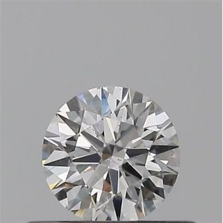 0.32 Carat Round F SI1 EX GIA Natural Diamond