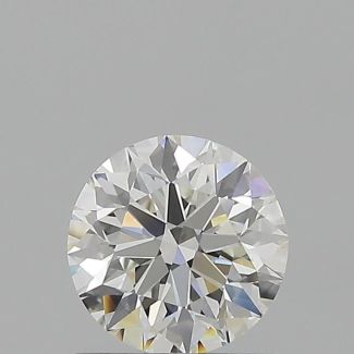 0.9 Carat Round H VVS2 EX GIA Natural Diamond