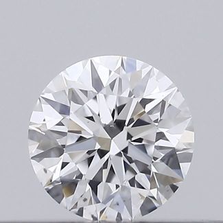 0.20 Carat Round D VS2 EX GIA Natural Diamond