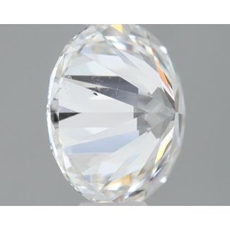 0.37 Carat Round F VS2 EX GIA Natural Diamond