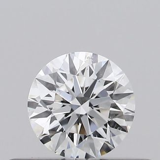 0.3 Carat Round E SI1 EX VG GIA Natural Diamond