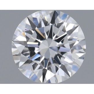 0.34 Carat Round E VVS1 EX GIA Natural Diamond