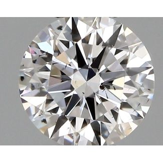 0.36 Carat Round D SI1 EX VG GIA Natural Diamond